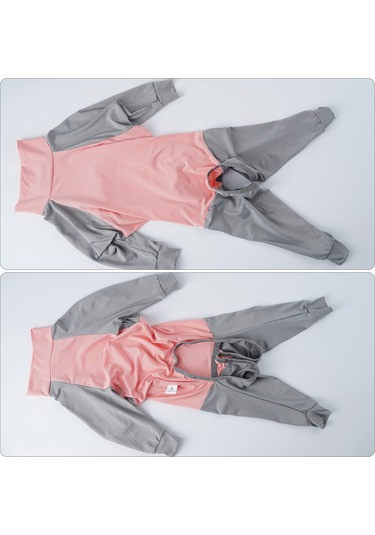 Geeksen Köpekler İçin Dört Ayaklı Sweatshirt, Esnek Kumaş, Turtle Yaka, Çok Renk Seçeneği, Farklı Boyutlar Xs-3xl