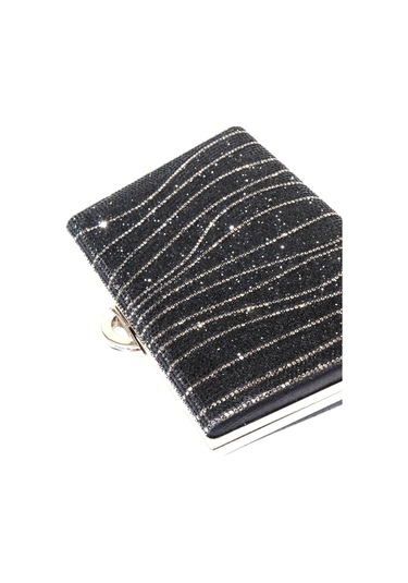Taşlı Siyah Abiye Çanta Clutch Siyah Taşlı Gece Çantası Abiye Çanta Siyah Abiye Çantası