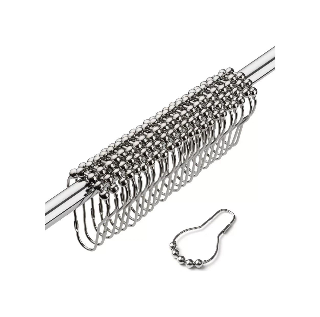 Birdhouse Banyo Perdeleri İçin Halka 117910048 Gri