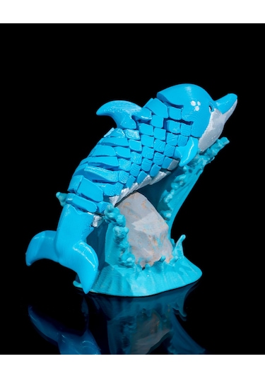 Hareketli Yunus Balığı 11x10 Cm