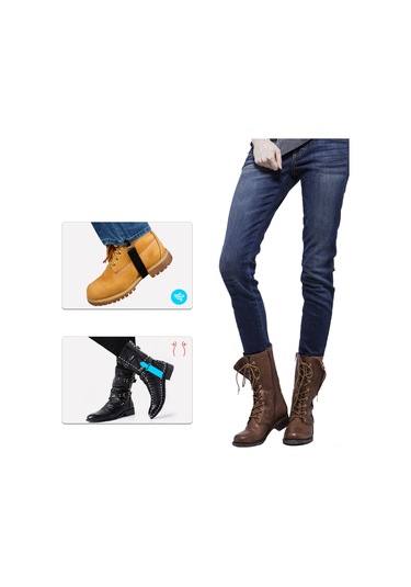 Youmex Motorsiklet Pantolon Kelepçesi - Ayarlanabilir Esnek Bileklik, Erkek Ve Kadın İçin