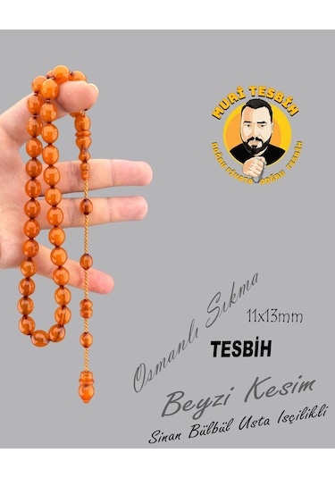 Muri Tesbih Sinan Bülbül 40 Gr Osmanlı Sıkma Beyzi Kesim 11x13