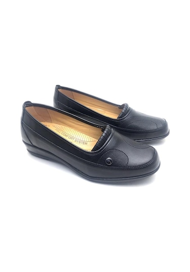 Derilax Ortopedik Hafif Bayan Anne Ayakkabısı Siyah