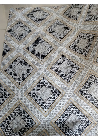 Venüs Kahverengi Yıkanabilir Kaymaz Taban Dört Mevsimlik Salon Banyo Balkon Genç Odası Kesme Halı