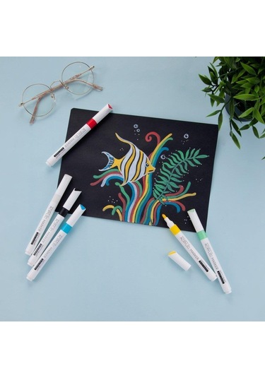 Bruno Visconti "sketch & Art" Akrilik Marker Kalem 6 Renk