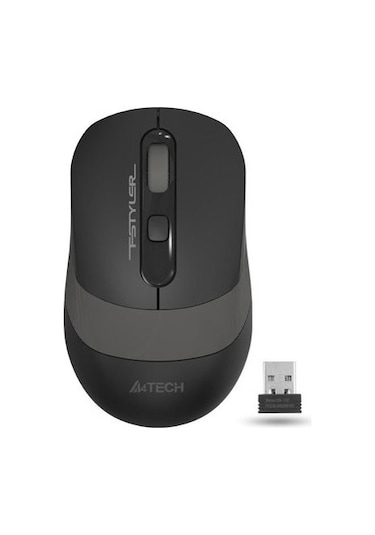 A4-tech Kablosuz Mouse Nano Siyah-gri Fg10s