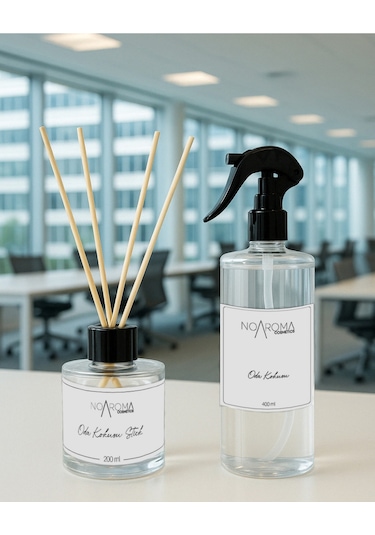 Bebek Pudrası Oda Kokusu Seti 400 Ml Sprey + 100 Ml Bambu Çubuklu Ferahlatıcı