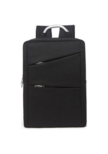 Çok Fonksiyonlu Oxford Kumaş Dizüstü Bilgisayar Çantası Siyah Siyah
