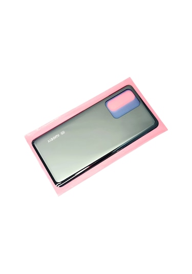 Tkgz Xiaomi Mi 11t Arka Pil Batarya Kapağı Cam Siyah