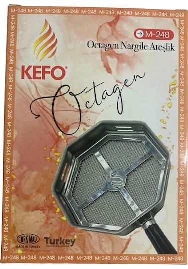 Kefo Octagen Nargile Ateşliği