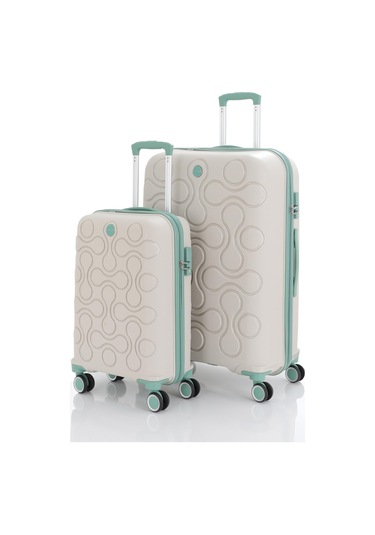 Mçs Polipropilen 2li Valiz Seti Büyük & Kabin V376 S23sy1000050-set 10730 2'li Set Çok Renkli