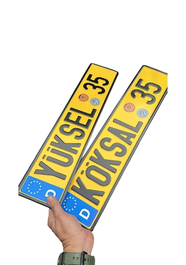 Yabancı Dekor Plaka, Alman Plaka, Süs Plaka