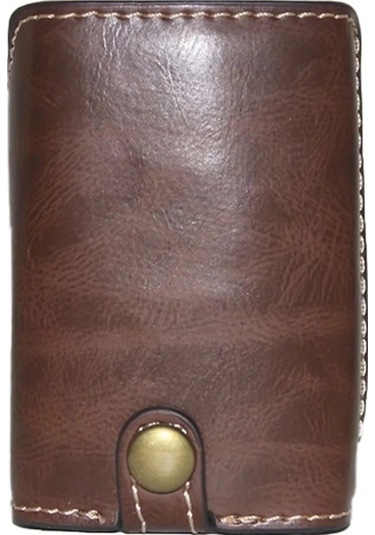 Pazly Fujifilm Gfx50r İçin Pu Deri Yarım Gövde Kılıf, Pil Açma Tasarımlı Kapak - Kahverengi