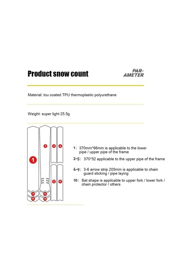 Şeffaf-3d Dağ Bisikleti Koruma Çerçeve Kapak Çizilmeye Dayanıklı Koruyucu Su Geçirmez Mtb Bisiklet Çıkarılabilir Etiket Sürme Koruma Zinciri Şeffaf