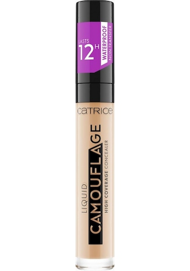 Catrice Liquid Camouflage High Coverage Concealer Suya Dayanıklı, Vegan, 5 Ml Kapatıcı 036 Bej Fındık Bej 4