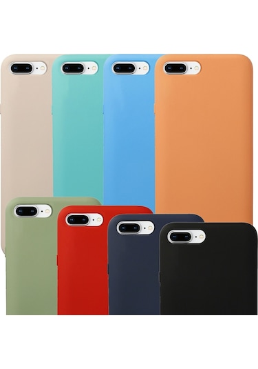 Iphone 7 Plus / 8 Plus Kilif Nano Lansman Silikon Arka Kapak 390092103