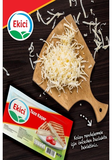 Ekici Tam Yağlı Lokum Kıvamında Beyaz Peynir 800 G + Ekici Taze Kaşar Peyniri 600 Gr 2'li Lezzet Paketi