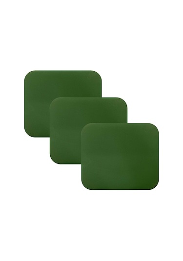 Knsz oturma minderi 3 lü mazlum yşl suni deri tel sandalyesi oturma yeri için