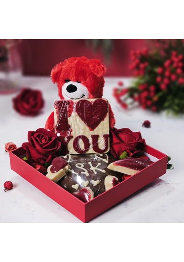 Ayıcıklı Aşk Çikolata Kutusu