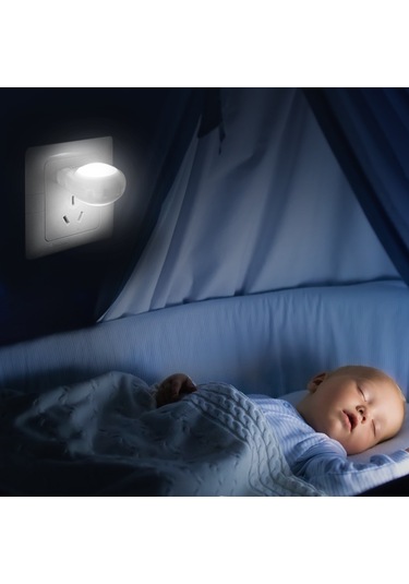 Qingmipy Otomatik Aydınlatmalı Mini Led Gece Lambası - Bebek Odası, Koridor İçin Diğer