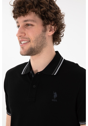 U.s. Polo Assn. Erkek Siyah Tişört Basic 50306011-vr046 Siyah