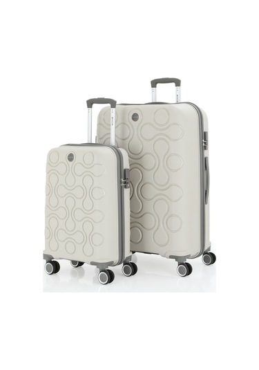 Mçs Polipropilen 2li Valiz Seti Orta & Kabin V376 S23sy1000049-set 00424 2'li Set Çok Renkli