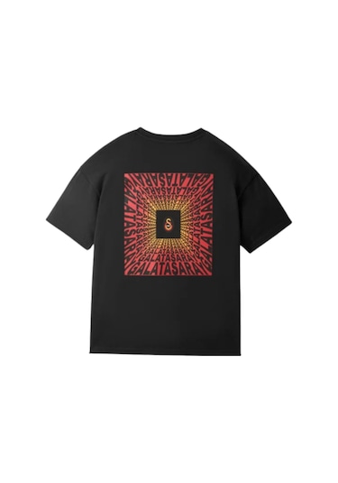 Gsstore Galatasaray Çocuk Siyah T-shirt Sarıkırmızı