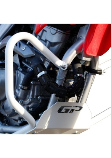 GP Kompozit Honda CRF 250 L 2013-2020 Alüminyum Egzoz Koruma Siyah