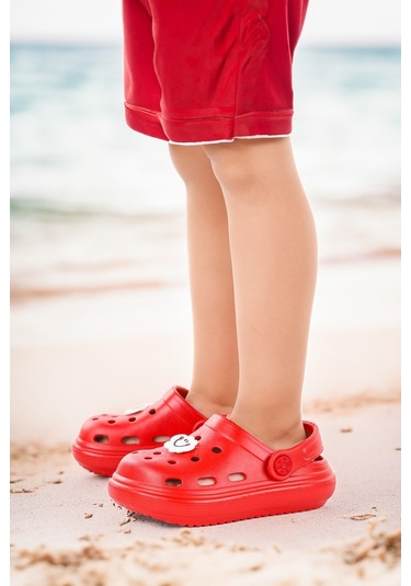 Kiko Kids Eva Plaj Havuz Okul Kreş Erkek Çocuk Terlik Twg 755 Kırmızı
