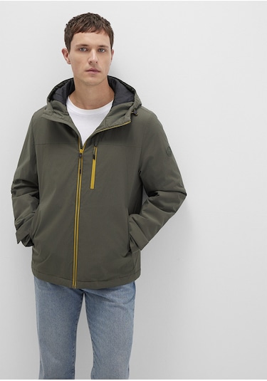 Mavi - Yeşil Ceket 0110606-88487 Yeşil