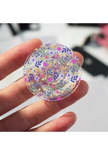 Novahub Snapbuy Japonya Kore Sevimli Papatya Ayçiçeği Telefon Tutucu Iphone 13 Samsung Huawei Xiaomimor Mor Mor