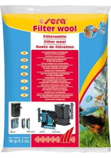 Sera Elyaf 50G Akvaryum Filtre Elyafı