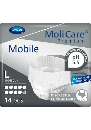 Molicare 10 Damla Külot Bez Büyük Boy Large 14 Lü L
