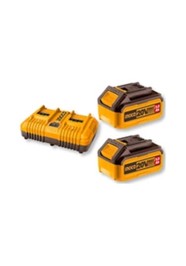 Ingco Ing-fbcpk2425e Li-ion Akü Ve Şarj Cihazı Seti 20v 5.0ah