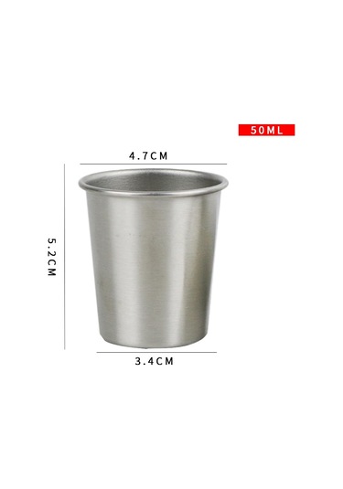 Cbtx 304 Paslanmaz Çelik Bira Kupa Düşme Önleyici Çocuk Su Bardağı, Kapasite: 50ml