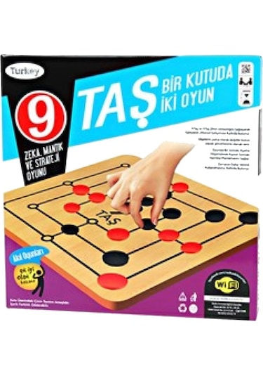 Redka 9 Taş 3 Taş Zeka Oyunu