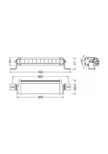 Osram Off-road Led Tavan Lamba Lightbar Fx250-cb Leddl103