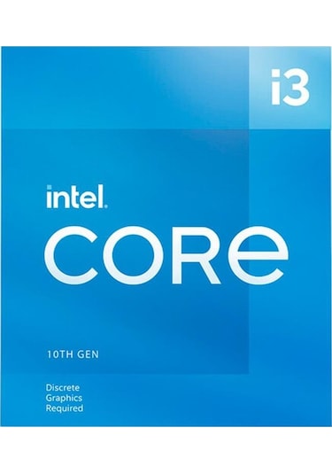Intel Core i3-10105F 3.7 GHz LGA1200 6 MB Cache 65 W Box İşlemci
