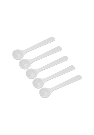 Tenfowee 100 Adet 2ml/1g Plasti K Ölçüm Kaşığı - Bahçe Gübreleme, Mutfak Pişirme, Pastacılık İçin Dayanıklı, Temizlenmesi Kolay, Çevre Dost