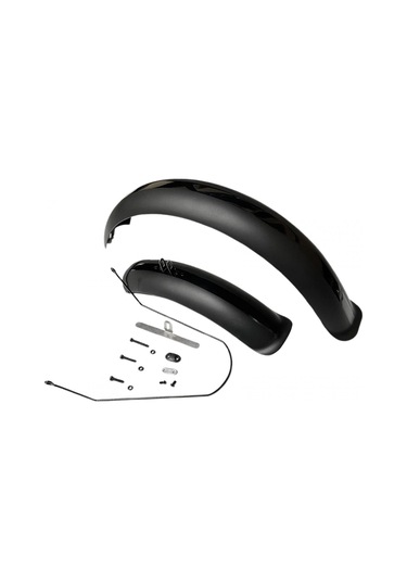 Suntek Bisiklet Çamurluk Ön Arka Set Dağ Bisikleti Için 26 Siyah