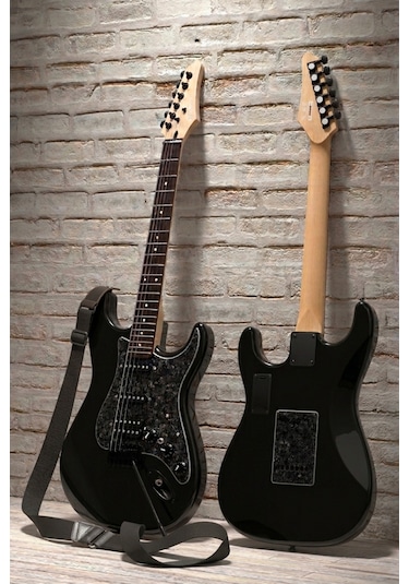 Torres Guson Std-20bk Siyah Dsp Elektro Gitar Hss Tremolo Distortion Efektli - 8697014034052