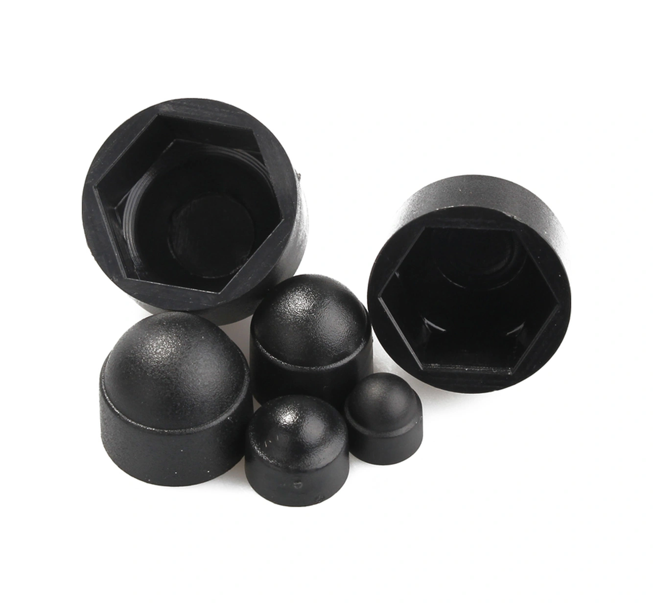 Neevoyu 145 Adet Siyah Plastik Somun Kapakları - M4/m5/m6/m8/m10/m12 Altıgen Tipi, Çocuk Güvenliği Ve Dekorasyon, Depolama Kutusuyla