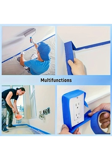 Fochsia 12 Rulo Mavi Boyacı Bandı 0.79x511.81 İnç Su Geçirmez Lekesiz Çıkarılabilir