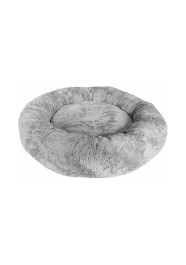 Peluş Silikon Elyaflı Köpek Yatağı 50 x 50 x 17 CM Çok Renkli