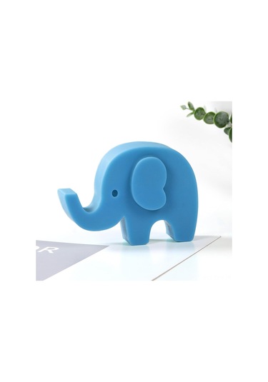 Tenfowee 4'lü Hayvan Şekilli Silikon Kalıp - Zürafa Fil Aslan Zebra - Mum, Kek Ve Yapıştırıcı Damlacığı Yapımı İçin - Çevre Dostu Silikon