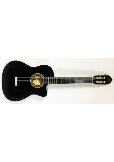 Valencia Vc104tcvtbk Elektro Klasik Gitar 4/4 Sap Çelikli Siyah