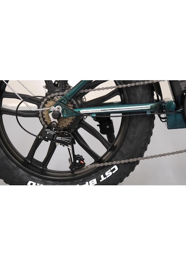 Kron Elekton Zuma 20 Jant Katlanabilir 36 Volt 350 Watt Elektrikli Bisiklet Yeşil