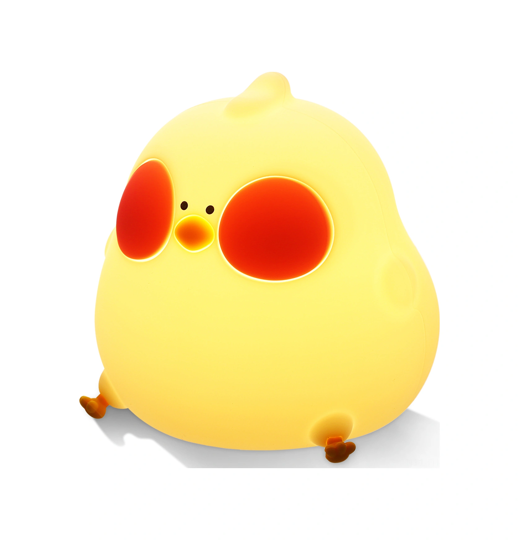 Folinda Tavşan Şekilli Silikon Gece Lambası - Hafif Dokunuşla 7 Renk Değişimi, 3 Parlaklık Seviyesi, 30 Dakika Zamanlayıcı, 1200mah Batarya Beyaz Diğer