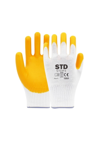 Stdp5 Nitril Kaplama Örme Iş Eldiveni En388 Xl 12 Adet