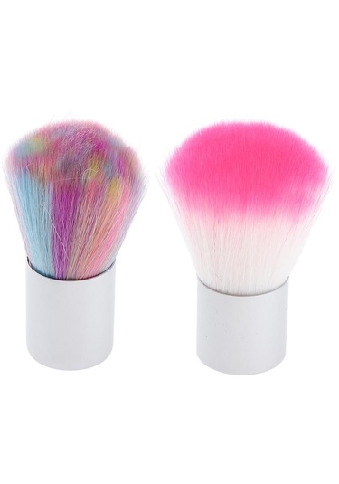 Homyl Saç Kesme Fırçası Boyun Duster Berberler Gökkuşağı